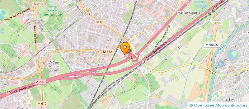 localisation de l'entreprise MONPREST à LATTES