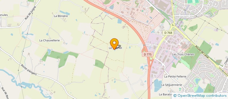 localisation de l'entreprise MONPROFIT à AVRILLE