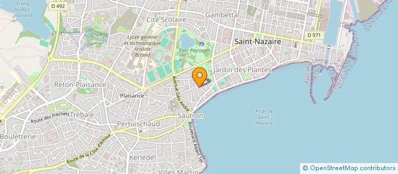 localisation de l'entreprise MONPUITS  SAINT-NAZAIRE