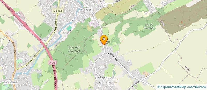 localisation de l'entreprise MONQUIMMO  GIVENCHY-EN-GOHELLE