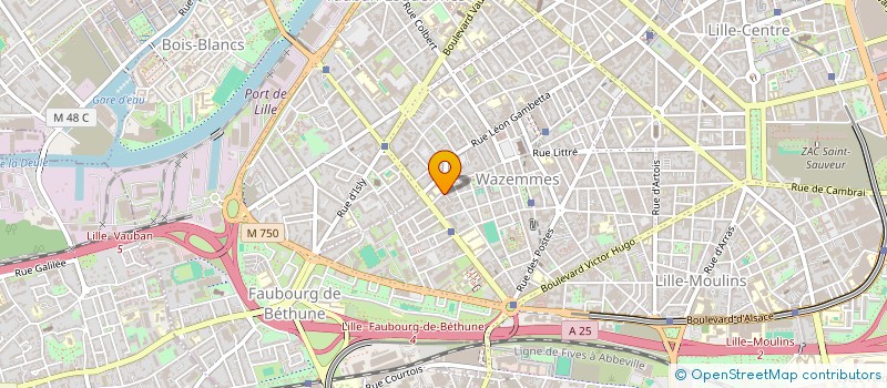 localisation de l'entreprise MONREPOS à LILLE