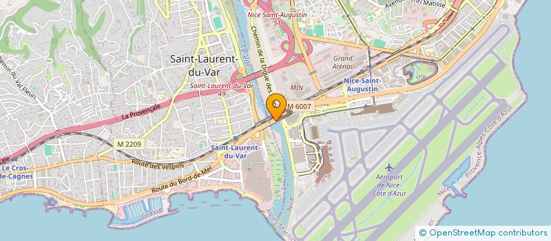 localisation de l'entreprise MONRESEAU-IMMO.PARTNERS  NICE