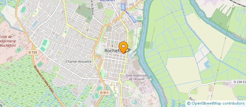 localisation de l'entreprise MONRIVE  ROCHEFORT