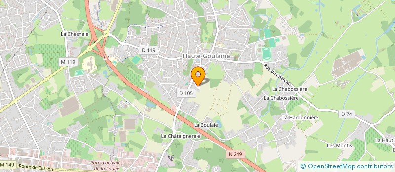 localisation de l'entreprise MONROLARC EN CIEL  HAUTE-GOULAINE