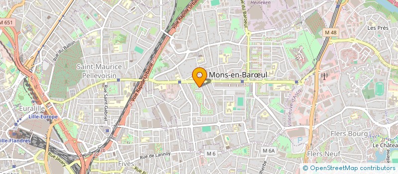 localisation de l'entreprise MONS ATHLETIC CLUB  MONS-EN-BARUL