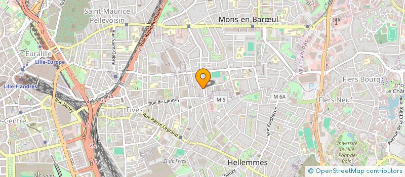 localisation de l'entreprise MONS EN BAROEUL  MONS-EN-BARUL