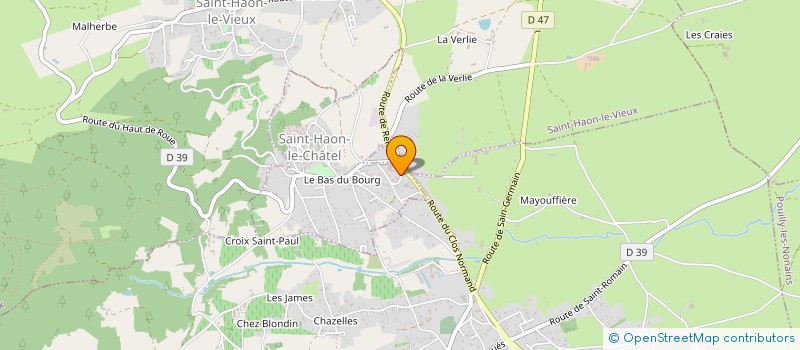 localisation de l'entreprise MONS - FROMAGER AFFINEUR à SAINT-HAON-LE-CHATEL