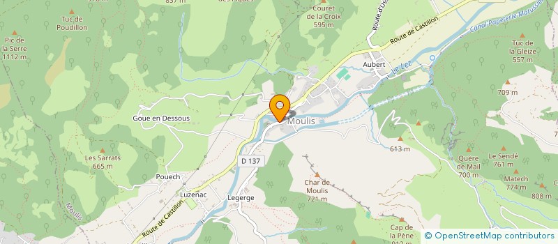 localisation de l'entreprise MONS GAUDII à MONTJOIE-EN-COUSERANS