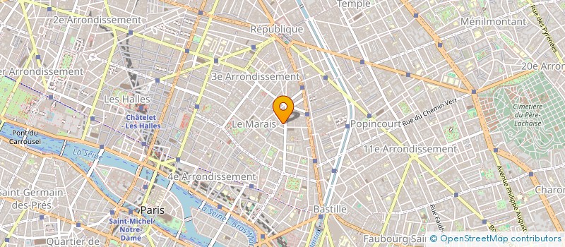 localisation de l'entreprise MONSAC  PARIS