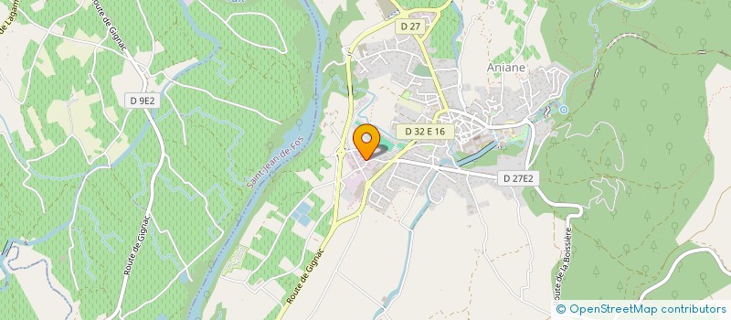 localisation de l'entreprise MONSEGU à ANIANE