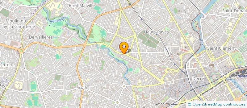 localisation de l'entreprise MONSELET COIFFURE à NANTES
