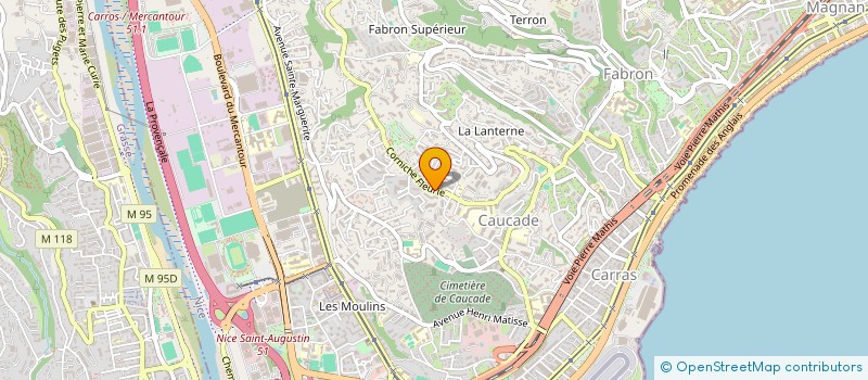 localisation de l'entreprise MONSEN VRD à NICE