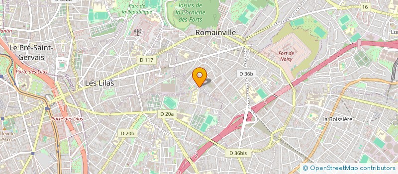 localisation de l'entreprise MONSEU GUERARD à ROMAINVILLE