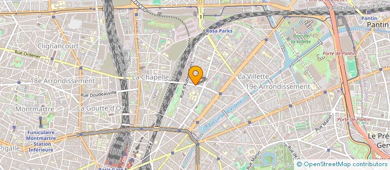 localisation de l'entreprise MONSIEUR A A HUGUES FAGBOHOUN  PARIS