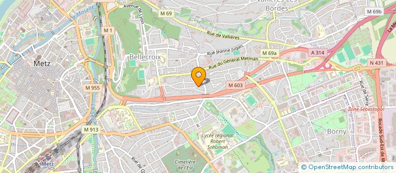 localisation de l'entreprise MONSIEUR A'DAM GIAR  METZ