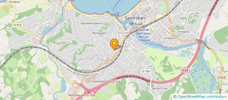 localisation de l'entreprise MONSIEUR A EMASABAL à CIBOURE
