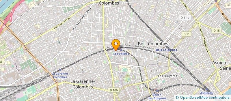 localisation de l'entreprise MONSIEUR A MVUMBI à LA GARENNE-COLOMBES