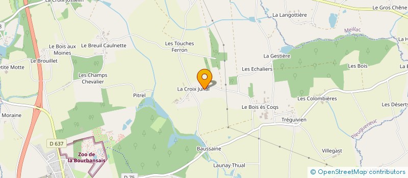 localisation de l'entreprise MONSIEUR A NIVOL  PLEUGUENEUC