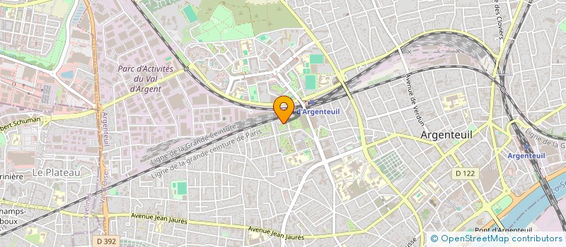 localisation de l'entreprise MONSIEUR AABILA HAFIDI  ARGENTEUIL