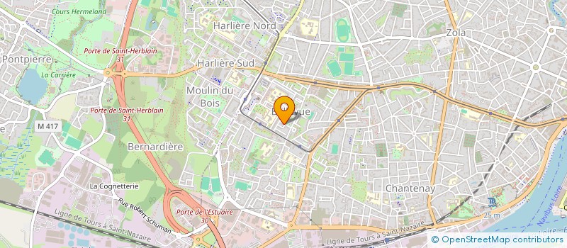 localisation de l'entreprise MONSIEUR AADAN SALEEBAAM SAALAX  NANTES
