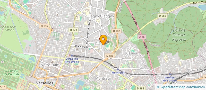 localisation de l'entreprise MONSIEUR AADIL BARA à VERSAILLES
