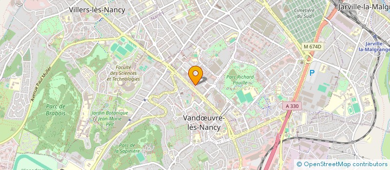 localisation de l'entreprise MONSIEUR AADIL JABRI  VANDUVRE-LES-NANCY