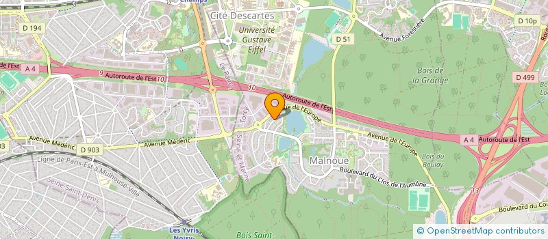 localisation de l'entreprise MONSIEUR AAFANE AHMED  EMERAINVILLE