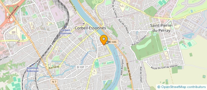 localisation de l'entreprise MONSIEUR AALA EDDIN EL FADLI à CORBEIL-ESSONNES