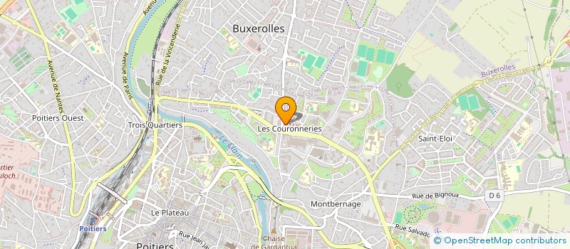 localisation de l'entreprise MONSIEUR AALI KHETTAB  POITIERS