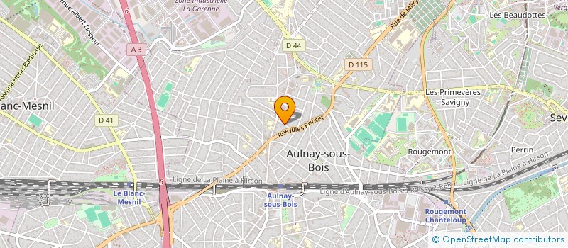 localisation de l'entreprise MONSIEUR AAMIR BOUSRHAL à AULNAY-SOUS-BOIS