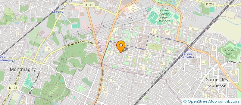 localisation de l'entreprise MONSIEUR AAMIR KAYANI  SARCELLES