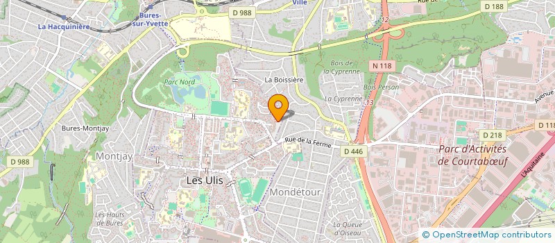 localisation de l'entreprise MONSIEUR AAMIR MEHMOOD à LES ULIS