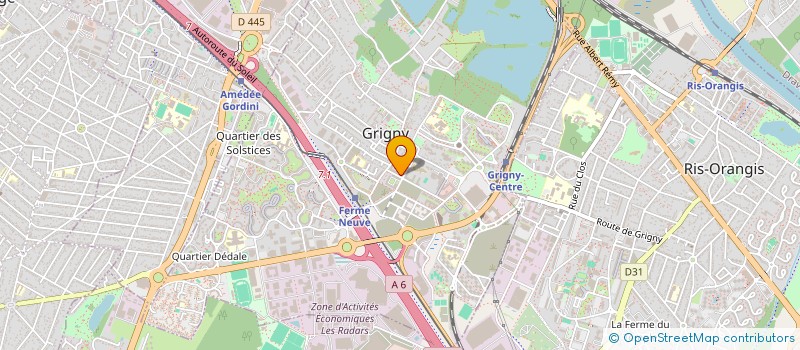 localisation de l'entreprise MONSIEUR AAMIR SULTAN  GRIGNY