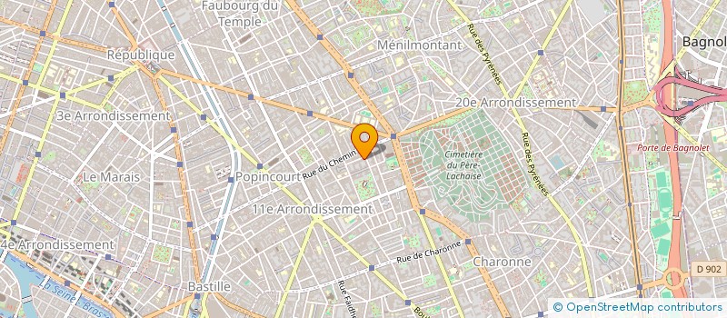 localisation de l'entreprise MONSIEUR AARON AIACHE  PARIS