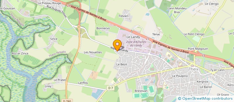 localisation de l'entreprise MONSIEUR AARON AMBARANDRY  THEIX-NOYALO