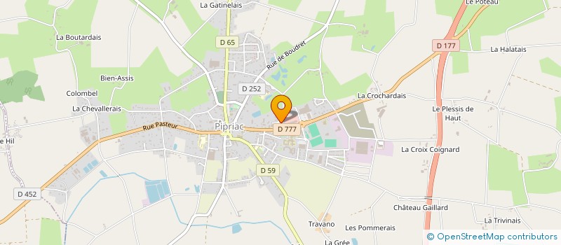 localisation de l'entreprise MONSIEUR AARON ARNAUD  LOHEAC