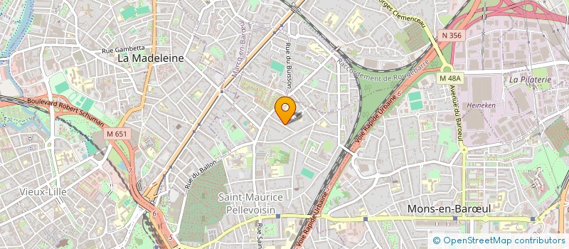 localisation de l'entreprise MONSIEUR AARON BOCQUET-NKOLE à LILLE