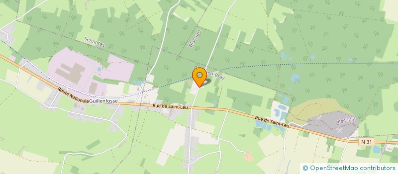 localisation de l'entreprise MONSIEUR AARON DACQUIN  CUIGY-EN-BRAY