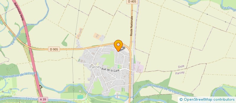 localisation de l'entreprise MONSIEUR AARON DAMY  PARCEY