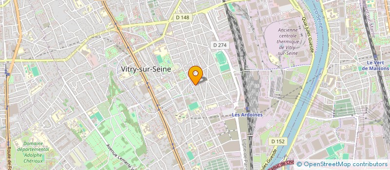 localisation de l'entreprise MONSIEUR AARON DENOUN à VITRY-SUR-SEINE