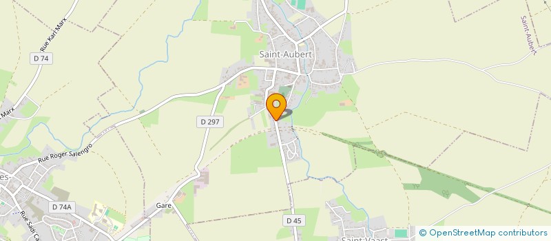 localisation de l'entreprise MONSIEUR AARON DUBRECQ  SAINT-AUBERT