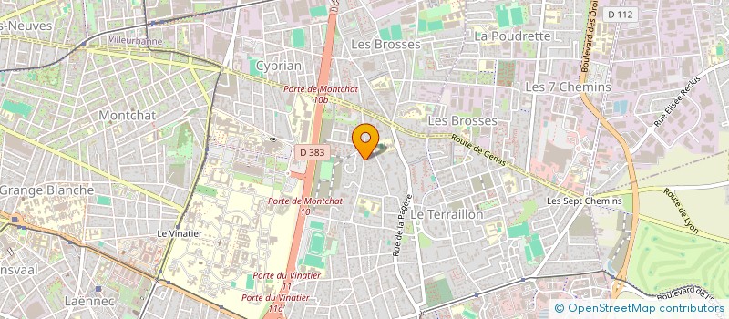 localisation de l'entreprise MONSIEUR AARON EL HADDAD  BRON