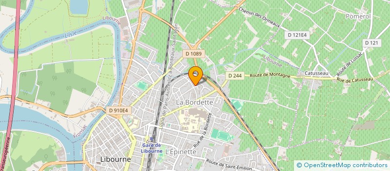 localisation de l'entreprise MONSIEUR AARON FERRE  LIBOURNE