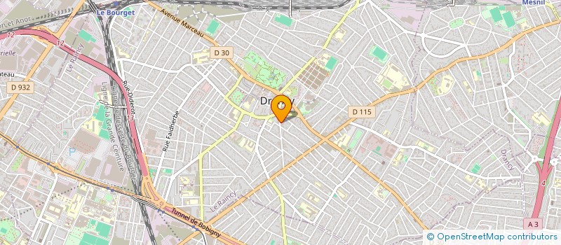 localisation de l'entreprise MONSIEUR AARON IBANA KUKILA MBAYA  DRANCY