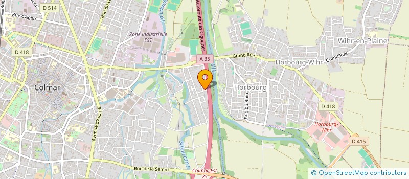 localisation de l'entreprise MONSIEUR AARON LAFERTIN  COLMAR