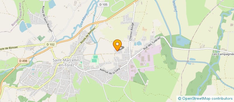 localisation de l'entreprise MONSIEUR AARON MIODET  SAINT-MARCELLIN-EN-FOREZ