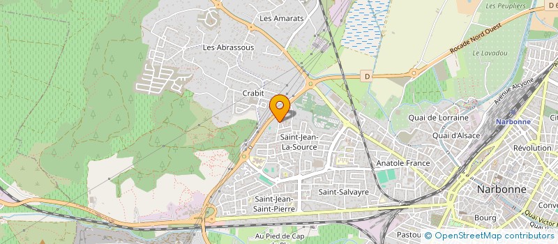localisation de l'entreprise MONSIEUR AARON PETRICCIOLI à NARBONNE