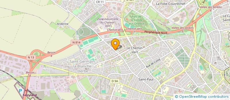 localisation de l'entreprise MONSIEUR AARON SAIZONOU à CAEN