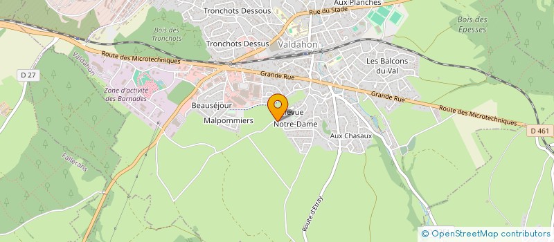 localisation de l'entreprise MONSIEUR AARON SEGUIN  VALDAHON