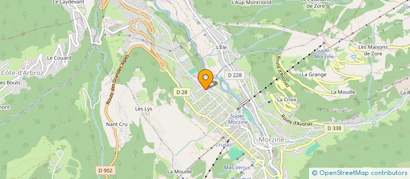 localisation de l'entreprise MONSIEUR AARON SMITH  MORZINE